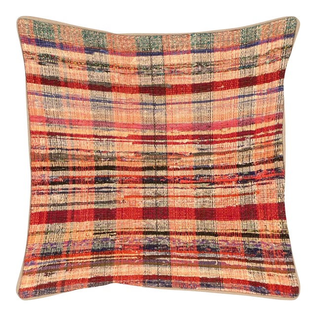 1960s Turkish Rag Pillow For Sale