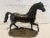 Bronze Horse with Brown Patina on Base, 20th Century For Sale - Image 12 of 12
