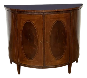 Demilune Cabinet by Leighton Hall - Showroom Sample