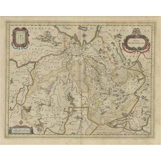 Map of the Province of Overijssel For Sale