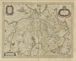 Map of the Province of Overijssel