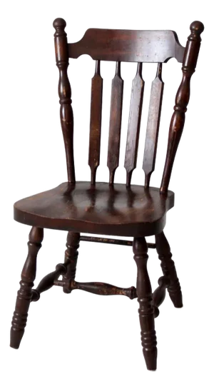 Vintage Old Tavern Style Dining Chair