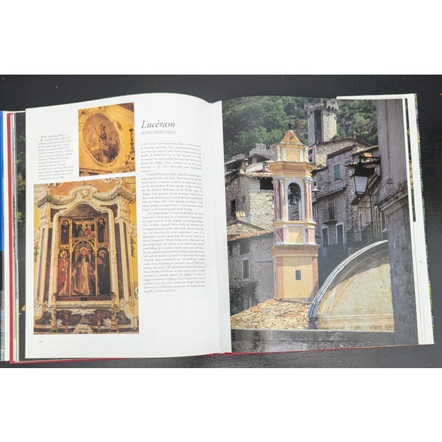 Red 1994 The Most Beautiful Villages of Provence Hardcover Coffee Table Book For Sale - Image 8 of 9