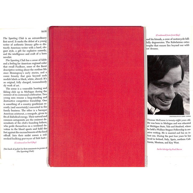 Traditional "The Sporting Club" 1968 McGuane, Thomas For Sale - Image 3 of 4