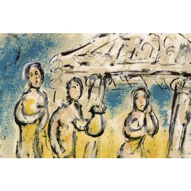 Marc chagall (after) palais d'alcinoüs (palace of alcinous) from "odyssey" colour lithograph on paper publisher: daco...