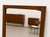 Wood Mid Century Modern Walnut Mirror, 1960s — Scandinavian Design, For Sale - Image 7 of 10