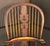 English High Back Tavern Windsor Arm Chair, circa 1830s-40s. Very good design & superbly comfortable with desirable triple...