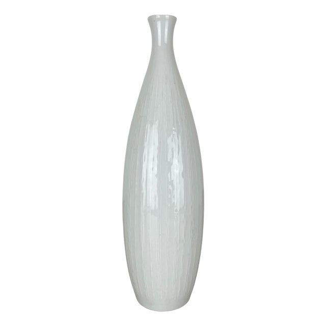 Large German Op Art Vase Vase from Heinrich Fuchs, 1970s For Sale