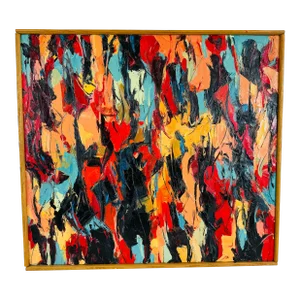 1999 Abstract Acrylic Painting “You’ll Never Know”