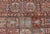 Red Square Size Persian Large Bakhtiari Rug With All-Over Garden Design in Muted Colors For Sale - Image 8 of 12