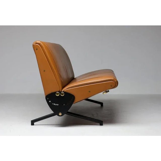 Sofa D70 in Cuoio Leather by Osvaldo Borsani for Tecno, 2006 For Sale - Image 3 of 13