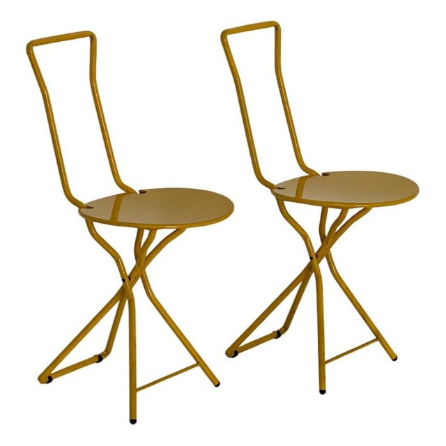 Set of Dafne Folding Chairsi, 1970s For Sale - Image 9 of 9
