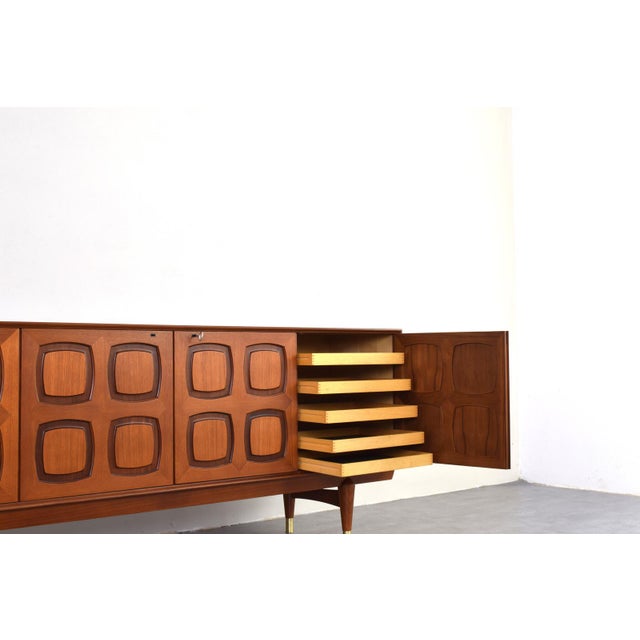 Mid-Century Modern Teak Sideboard by Rolf Rastad & Adolf Relling for Gustav Bahus, 1960s For Sale - Image 11 of 17