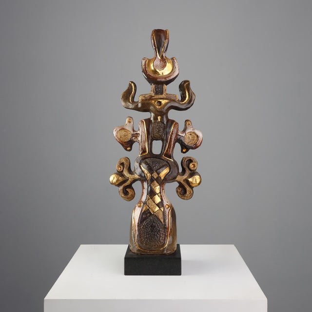 Totem by Elisabeth Vandeweghe for Perignem, Belgium, 1970s For Sale - Image 13 of 13