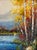 Vintage Impressionist Autumn Landscape Oil Painting on Canvas Framed For Sale - Image 4 of 7