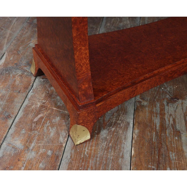 French Art Deco Dining Table in Amboyna, 1925 For Sale - Image 9 of 16