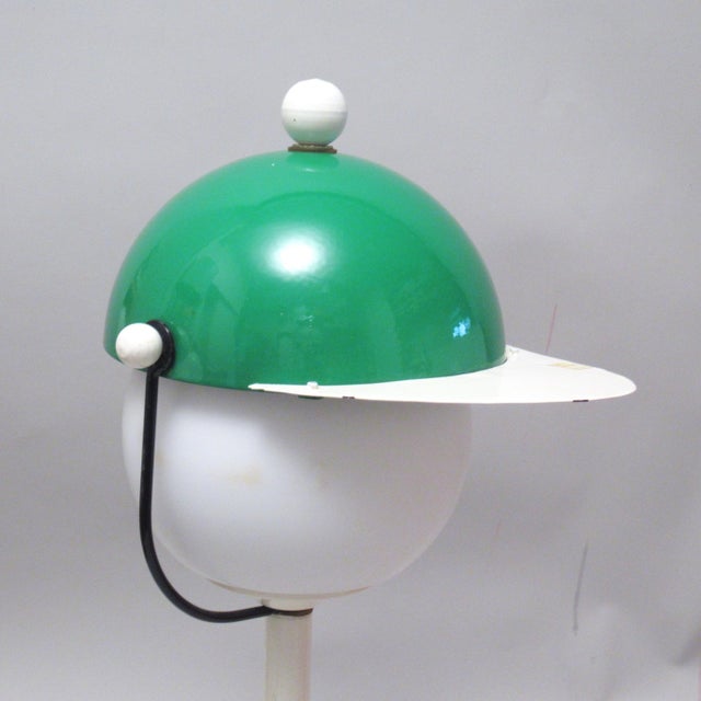 Beige Vintage Italian Cap Lamp, 1960s For Sale - Image 8 of 14