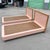 Postmodern Pink Gloss Laminate and Oak Twin Size Platform Beds - A Pair For Sale - Image 10 of 11