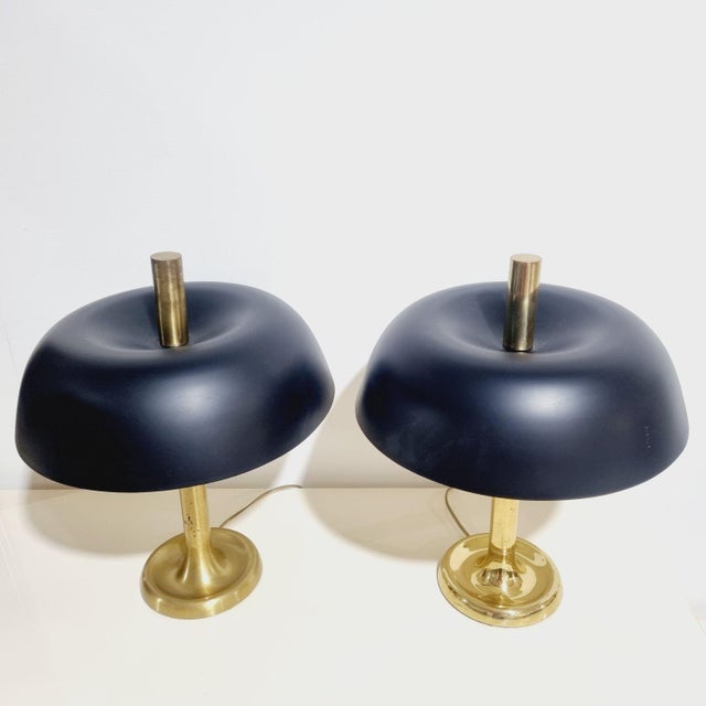 Mid-Century Mushroom Lamps from Egon Hillebrand, 1970s, Set of 2 For Sale - Image 4 of 14