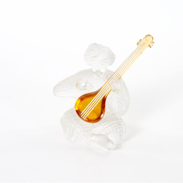 20th Century Saint-Louis French Crystal Lyre Sculpture For Sale - Image 9 of 9