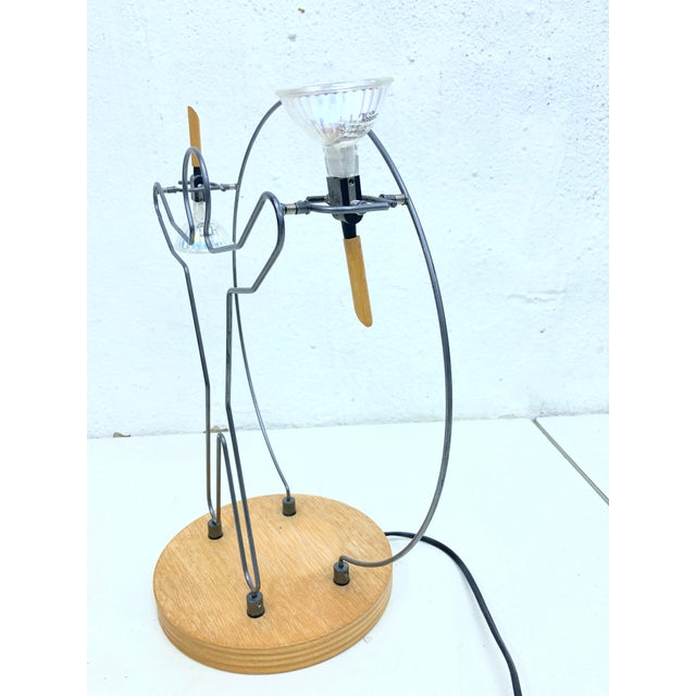Halogen Table Lamp Torchbearer by Zicoli, 1990s For Sale - Image 13 of 14