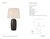 Chapman & Myers by Visual Comfort Signature Samara 30" Table Lamp in Dusted Cocoa with Linen Shade Designer: Chapman &...
