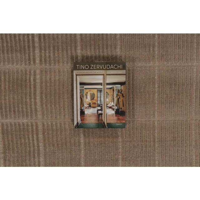 Contemporary Oversized High-Low Grid Wool Mohair Rug by Rug & Kilim, India For Sale - Image 10 of 10