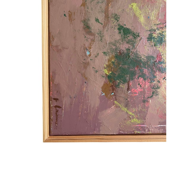 "Velvety Brick" 2025 Original Framed Painting by Jessalin Beutler For Sale - Image 4 of 7