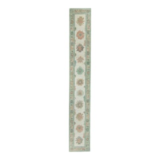 Turkish Oushak Runner Rug 2'10" x 18'9" #17360 For Sale