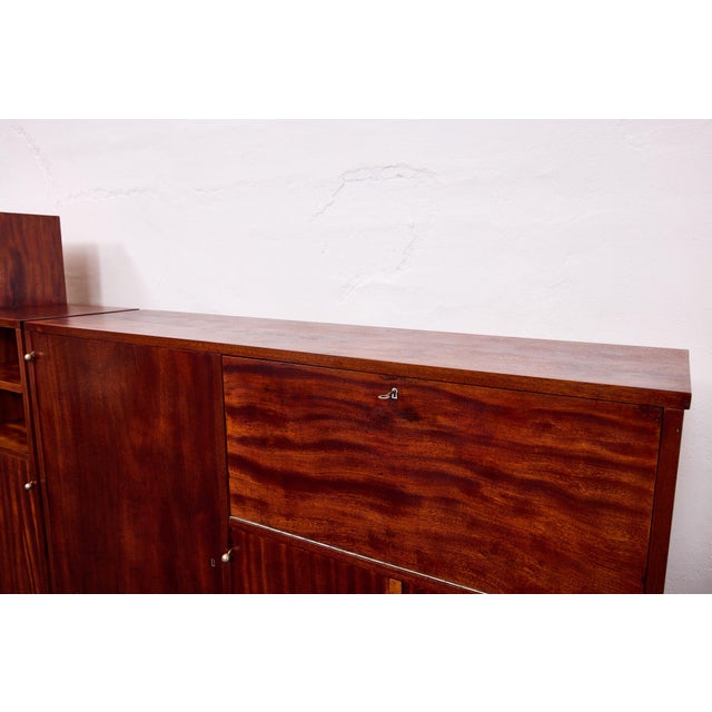 Bar Cabinet and Secretary by Josef Frank for Werkstätten Haus & Garten / Blitz Residence, Vienna, Austria, 1927, Set of 2 For Sale - Image 11 of 18