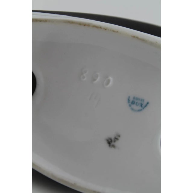 Czech Porcelain Black Swan Figurine from Royal Dux, 1960s For Sale - Image 6 of 13