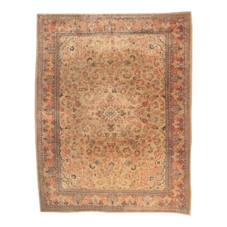 Antique Persian Mahal Rug, 11'00 X 14'01 For Sale