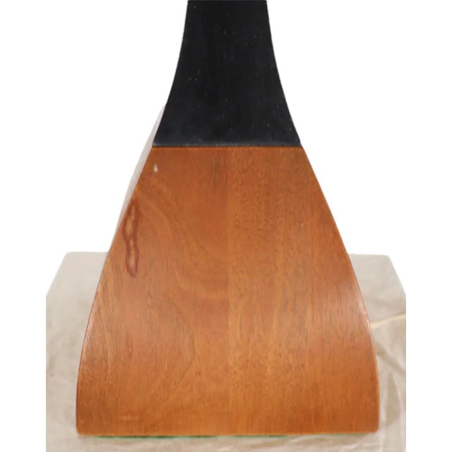 1970s Pr. Elongated Laurel Table Lamps Made in Usa Ca.1970's For Sale - Image 5 of 11