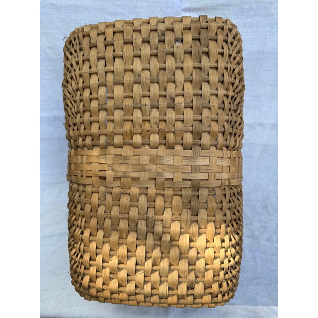 Large Mildred Youngblood Signed Basket For Sale - Image 6 of 7