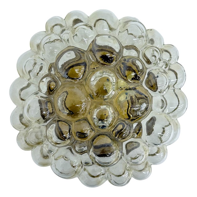 Bubble Glass Ceiling Lamp from Helena Tynell, Germany, 1970s For Sale