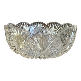 Mikasa Crystal Bowl Vintage Pattern 'Candlelight' For Sale