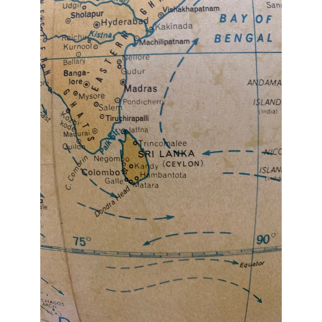 20" Illuminated Floor Standing Globe "Heirloom by Replogle For Sale - Image 12 of 13