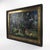 This evocative woodland scene showcases expressive, dark-toned brushwork that evokes a moody, natural landscape. The...