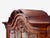 Dutch Baroque Style, Large Bombe Bookcase, Burr Walnut, Glass, England, 1940s For Sale - Image 10 of 15