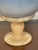 Shabby Chic 1970s Art Glass 8” Sphere on Onyx Stand For Sale - Image 3 of 5