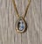 Ladies 14K Yellow Gold Teardrop Pendant set with Diamonds. Crafted in 14 karat yellow gold, this ladies pendant measures...