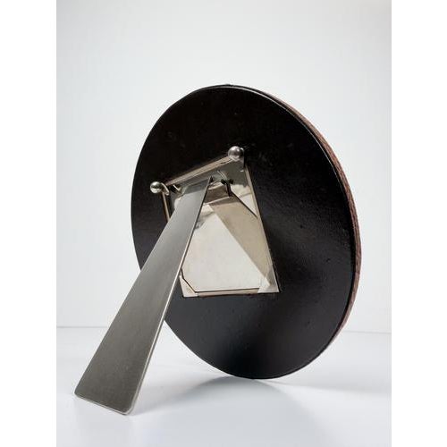 Metal Vintage Nautical Picture Frame with Marine Chains and Leather in the style of Gucci, 1970s For Sale - Image 7 of 14