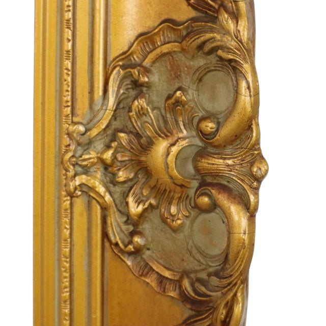 Large Baroque Style Gilt Pine Frame For Sale - Image 10 of 14