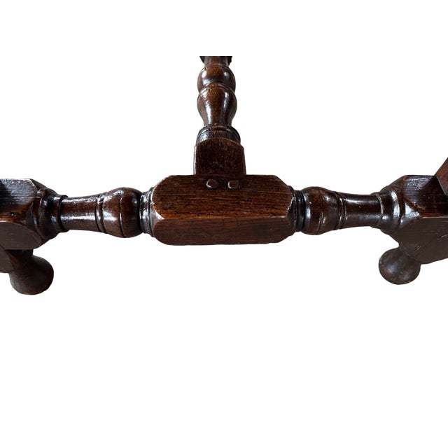 18th Century Jacobean English Oak Side Table For Sale - Image 18 of 18