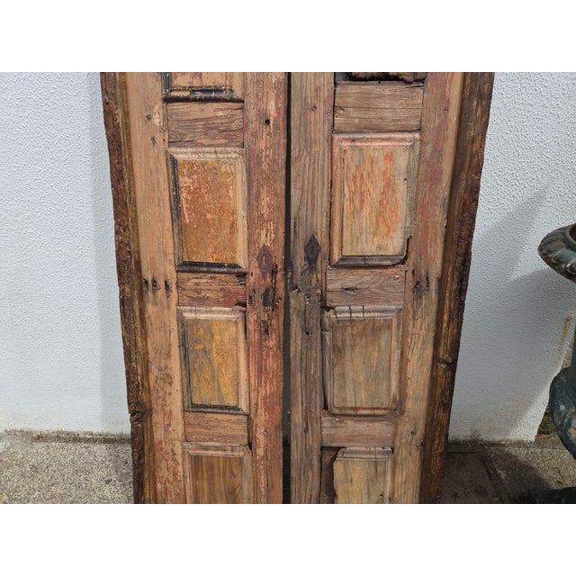 Vintage Chestnut Doors, Set of 2 For Sale - Image 15 of 18