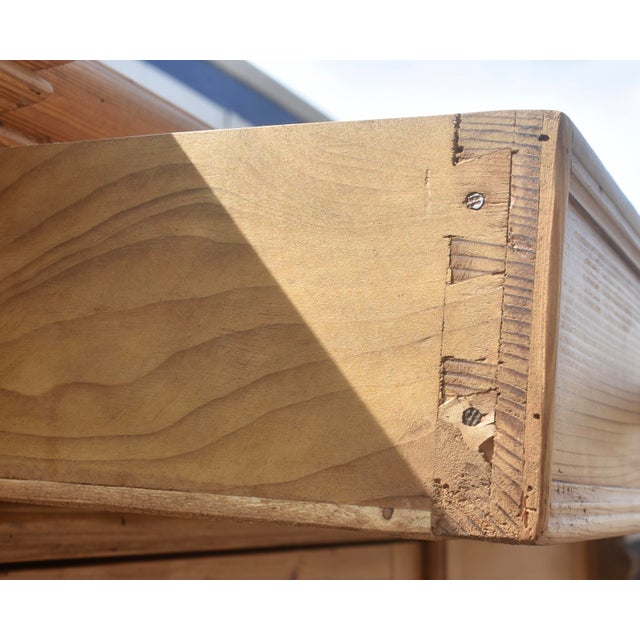 Pine Two Door Vertigo or Vertical Cabinet For Sale - Image 17 of 18