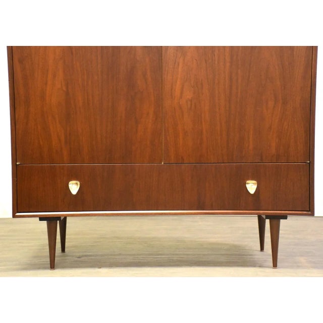 Walnut Armoire Dresser For Sale - Image 11 of 12