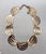 1950s Vintage Signed Monet Goldtone Link Necklace, 1954 Ad Piece For Sale - Image 5 of 10
