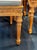 Handsome set of six French Empire carved and bleached mahogany dining chairs. The intricate carvings on the chairs...