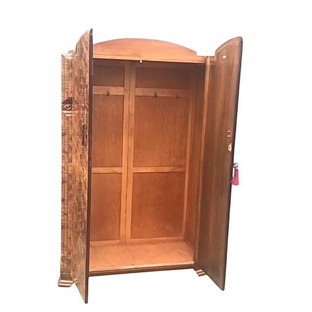 Art Deco Double Wardrobe, 1930s For Sale - Image 4 of 8